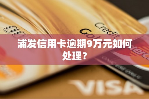 浦发信用卡逾期9万元如何处理？