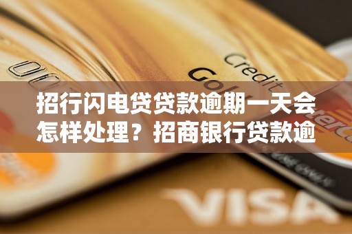 招行闪电贷贷款逾期一天会怎样处理？招商银行贷款逾期罚金标准