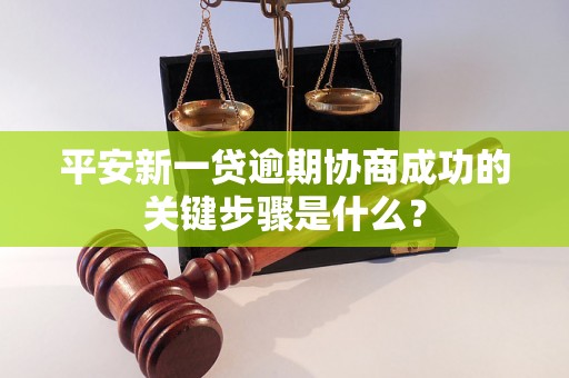 平安新一贷逾期协商成功的关键步骤是什么？