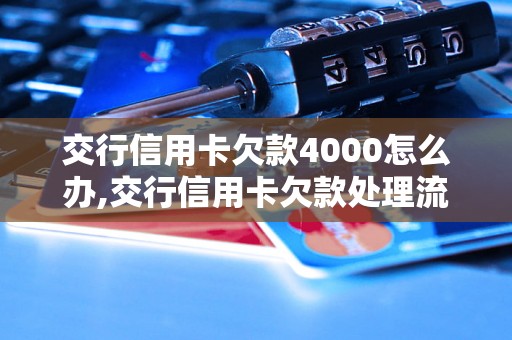 交行信用卡欠款4000怎么办,交行信用卡欠款处理流程详解