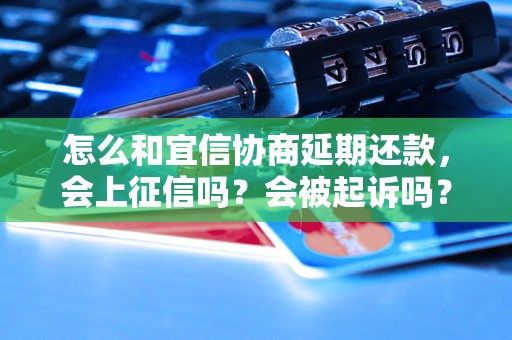 怎么和宜信协商延期还款，会上征信吗？会被起诉吗？