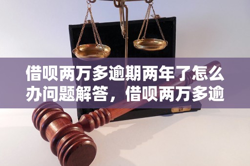 借呗两万多逾期两年了怎么办问题解答，借呗两万多逾期两年了怎么办如何处理