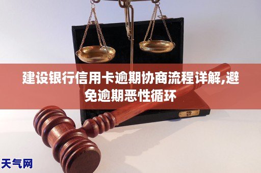 建设银行信用卡逾期协商流程详解避免逾期恶性循环