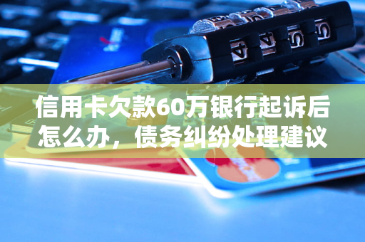 信用卡欠款60万银行起诉后怎么办，债务纠纷处理建议 银行逾期厦门房地产联合网eos 1876