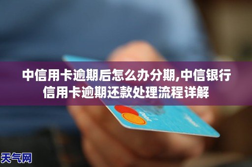 中信用卡逾期后怎么办分期中信银行信用卡逾期还款处理流程详解