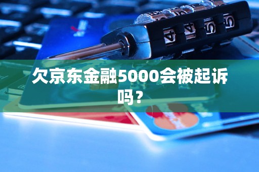 欠京东金融5000会被起诉吗？