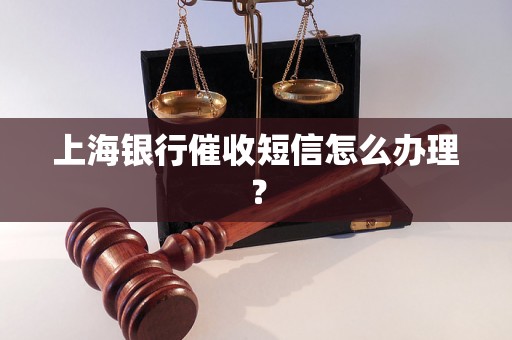 上海银行催收短信怎么办理？