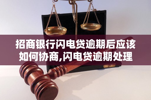 招商银行闪电贷逾期后应该如何协商,闪电贷逾期处理流程详解