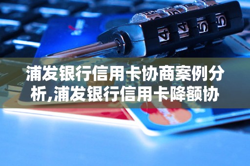 浦发银行信用卡协商案例分析,浦发银行信用卡降额协商技巧