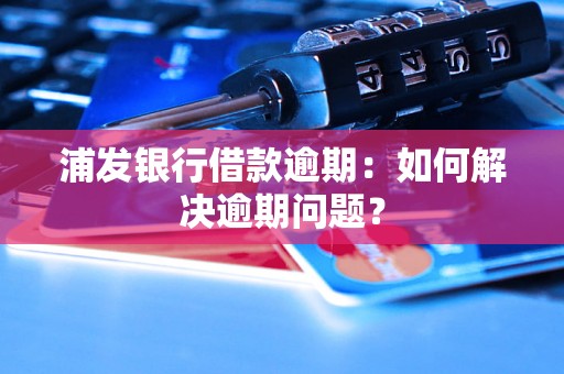 浦发银行借款逾期：如何解决逾期问题？