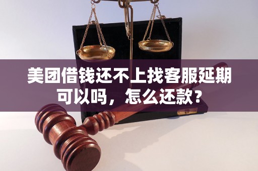 美团借钱还不上找客服延期可以吗，怎么还款？