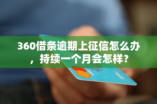 360借条逾期上征信怎么办，持续一个月会怎样？