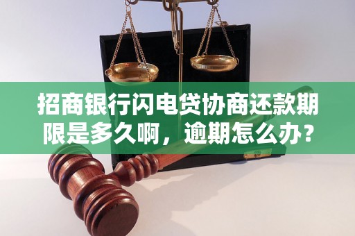 招商银行闪电贷协商还款期限是多久啊，逾期怎么办？逾期影响与利息了解！