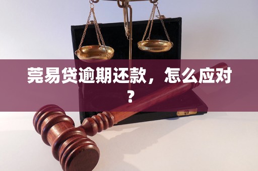 莞易贷逾期还款，怎么应对？