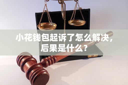 小花钱包起诉了怎么解决，后果是什么？