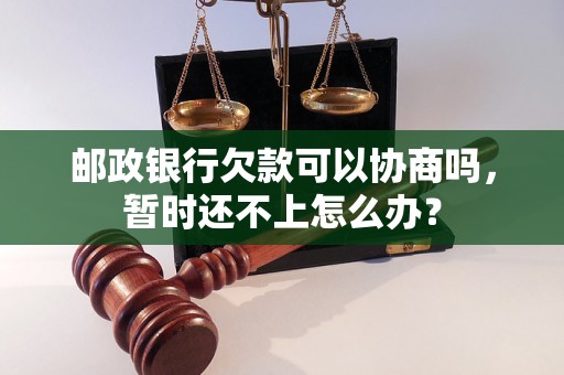 邮政银行欠款可以协商吗，暂时还不上怎么办？