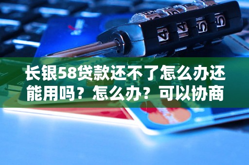 长银58贷款还不了怎么办还能用吗？怎么办？可以协商还本金吗？