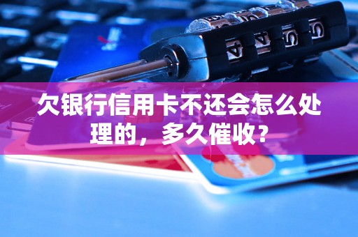 欠银行信用卡不还会怎么处理的，多久催收？