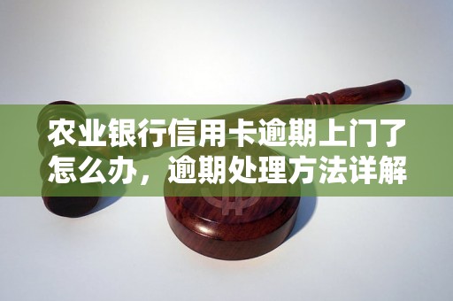 农业银行信用卡逾期上门了怎么办，逾期处理方法详解