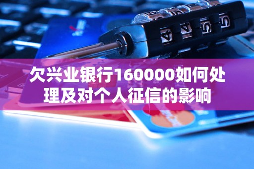 欠兴业银行160000如何处理及对个人征信的影响