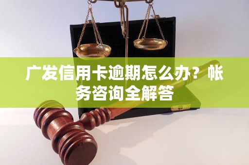 广发信用卡逾期怎么办？帐务咨询全解答