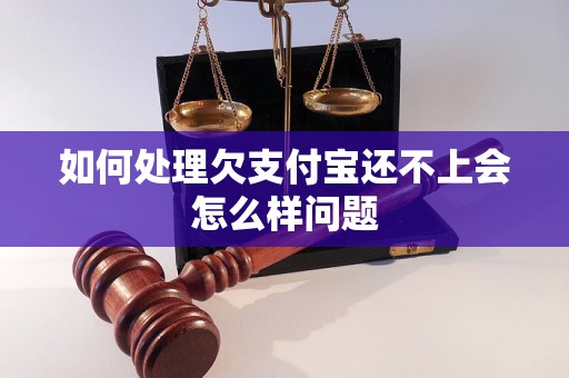 如何处理欠支付宝还不上会怎么样问题