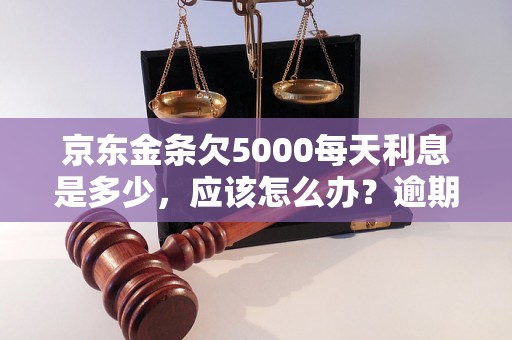 京东金条欠5000每天利息是多少，应该怎么办？逾期问题解决办法