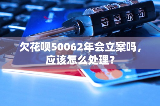 欠花呗50062年会立案吗，应该怎么处理？