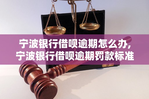 宁波银行借呗逾期怎么办,宁波银行借呗逾期罚款标准