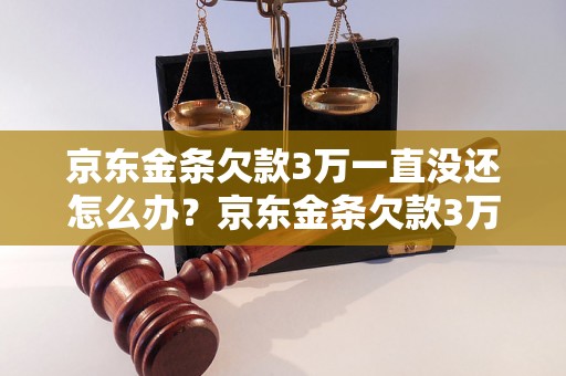 京东金条欠款3万一直没还怎么办？京东金条欠款3万如何处理？