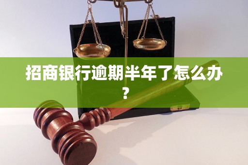 招商银行逾期半年了怎么办？