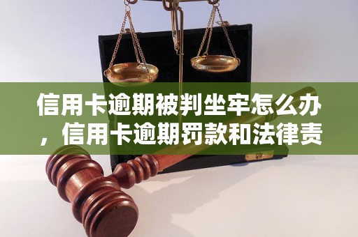 信用卡逾期被判坐牢怎么办，信用卡逾期罚款和法律责任处理