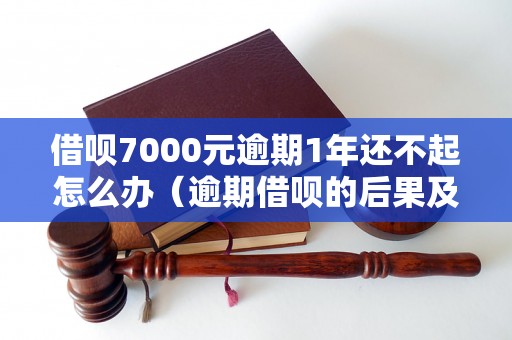 借呗7000元逾期1年还不起怎么办（逾期借呗的后果及解决方法）