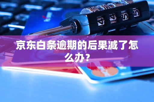 京东白条逾期的后果减了怎么办？