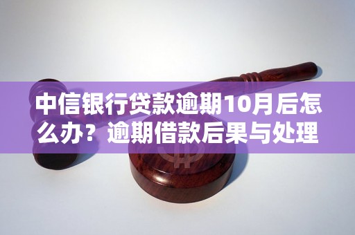 中信银行贷款逾期10月后怎么办？逾期借款后果与处理建议