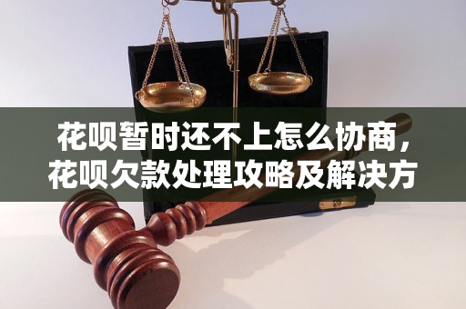 花呗暂时还不上怎么协商，花呗欠款处理攻略及解决方案