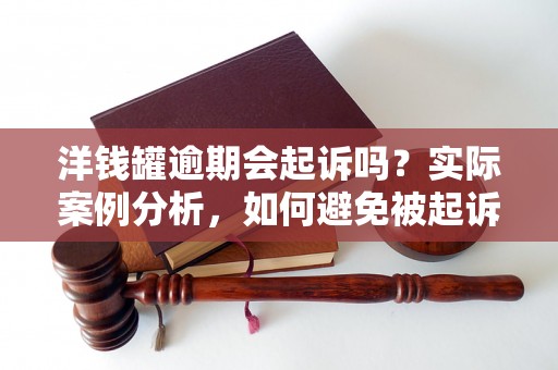 洋钱罐逾期会起诉吗？实际案例分析，如何避免被起诉