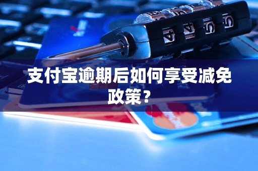 支付宝逾期后如何享受减免政策？