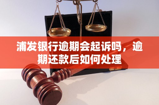 浦发银行逾期会起诉吗，逾期还款后如何处理