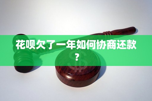 花呗欠了一年如何协商还款？