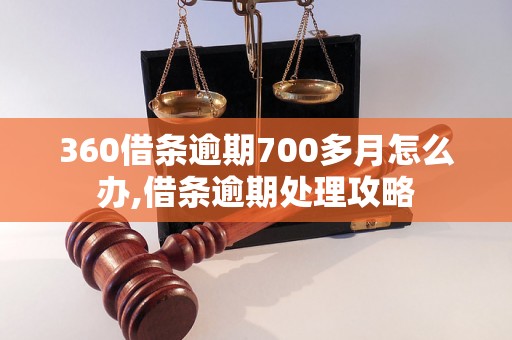 360借条逾期700多月怎么办,借条逾期处理攻略