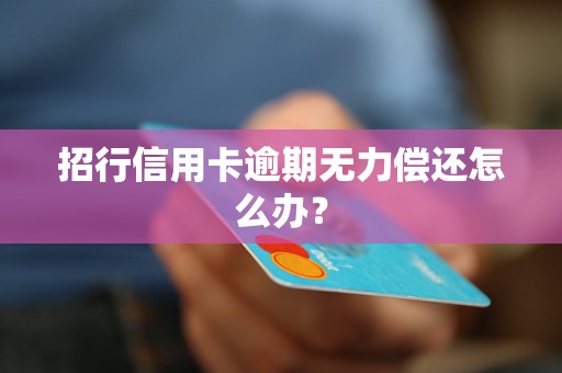 招行信用卡逾期无力偿还怎么办？