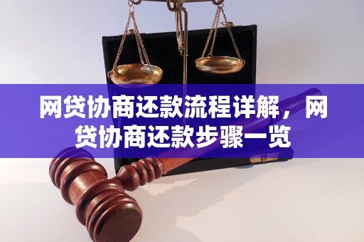 网贷协商还款流程详解，网贷协商还款步骤一览