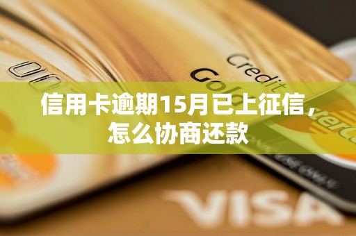 信用卡逾期15月已上征信，怎么协商还款