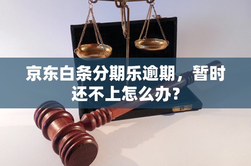 京东白条分期乐逾期，暂时还不上怎么办？