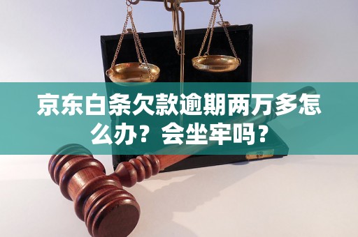 京东白条欠款逾期两万多怎么办？会坐牢吗？