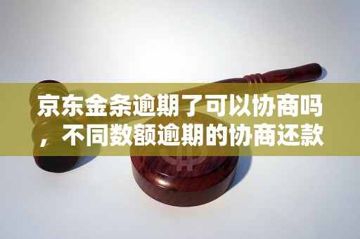 京东金条逾期了可以协商吗，不同数额逾期的协商还款经验分享