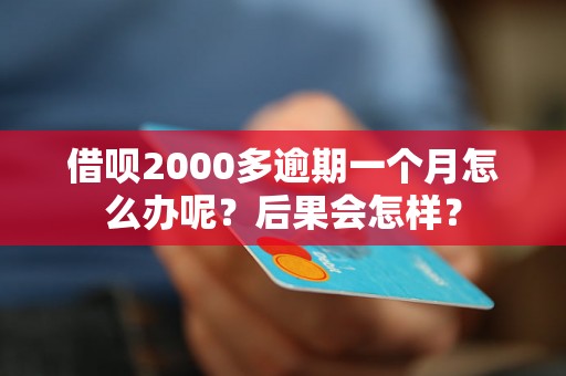 借呗2000多逾期一个月怎么办呢？后果会怎样？