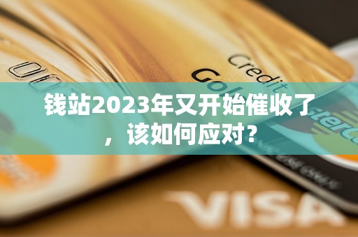 钱站2023年又开始催收了，该如何应对？