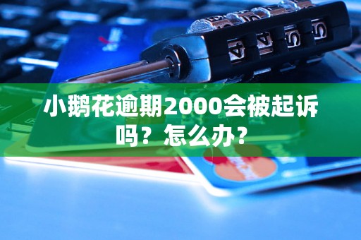 小鹅花逾期2000会被起诉吗？怎么办？